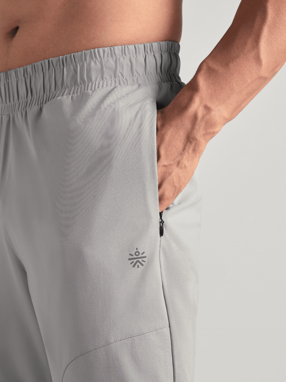 Men's Grey Runner's Flex Trackpants