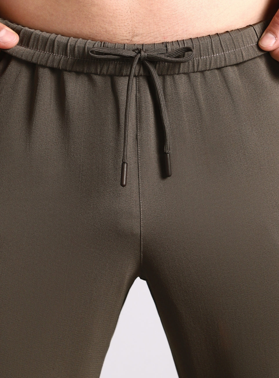 Men's Brown High Impact Running Trackpants