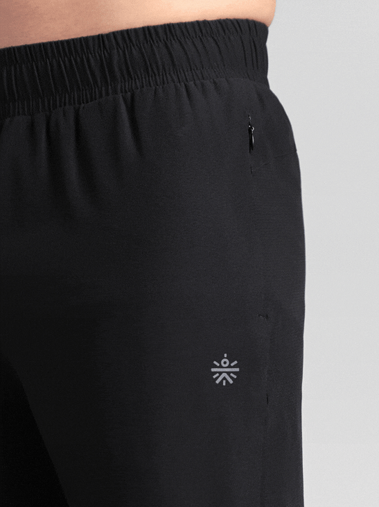 Men's After Black Dark Running Trackpants