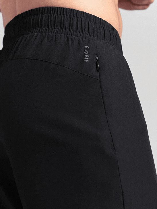 Men's After Black Dark Running Trackpants