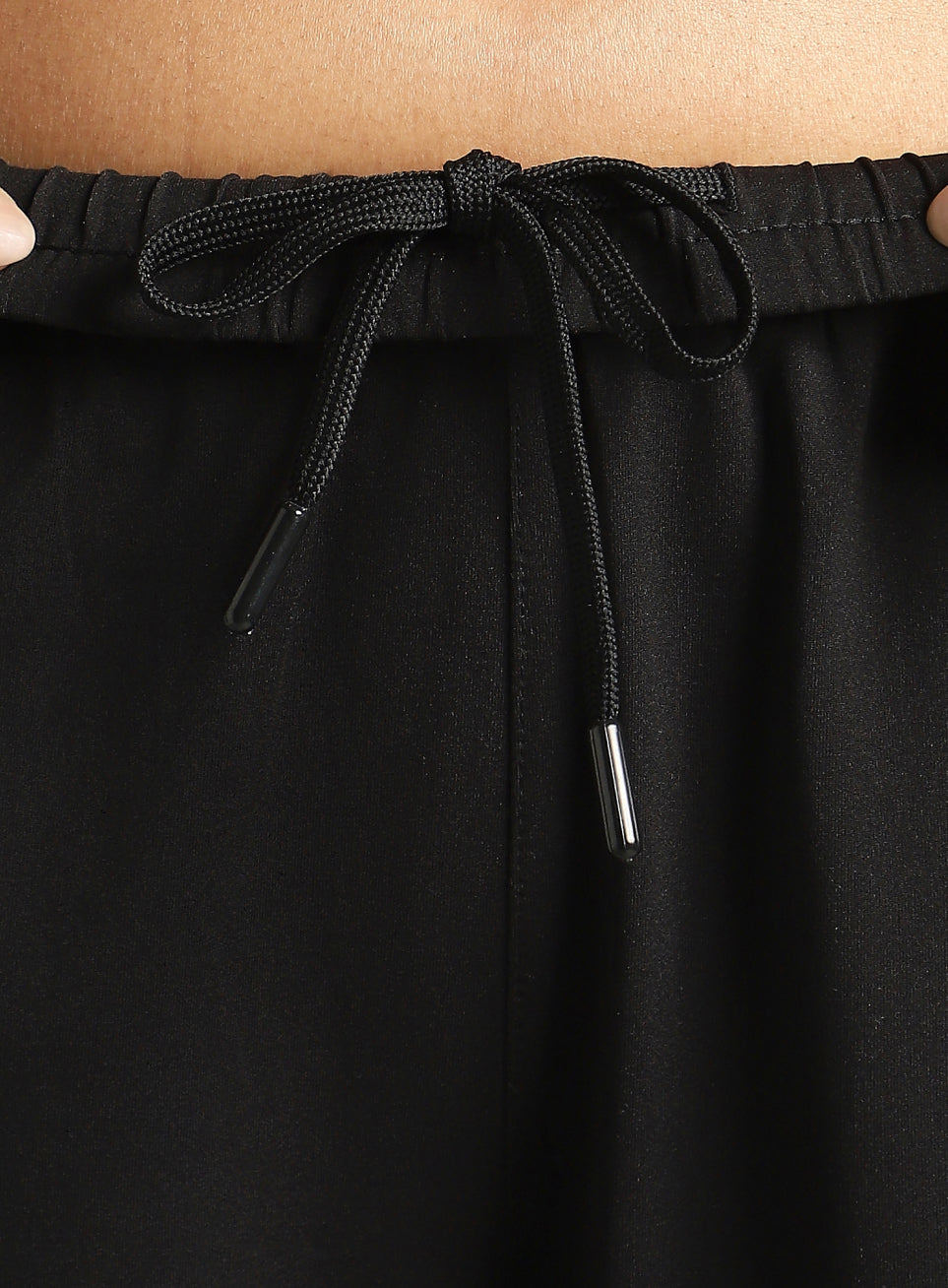 Women's Black Trail Run Day Trackpants
