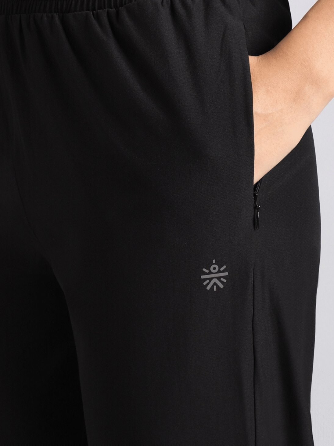 Women's Black Pace Pro Running Trackpants