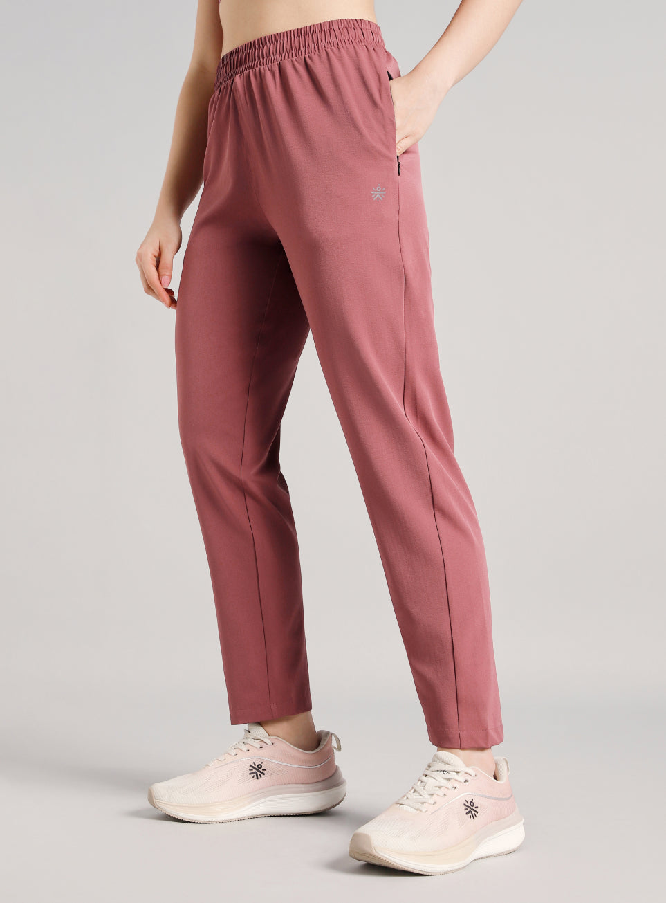 Women's Brown Pace Pro Running Trackpants