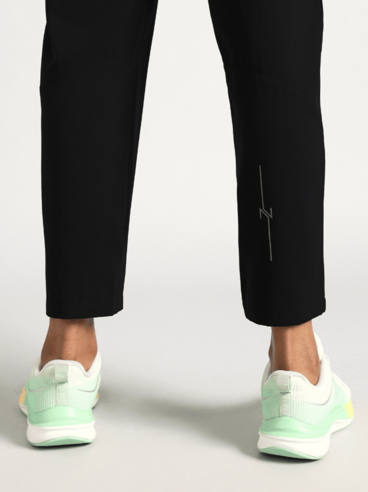 Women's Black Pace Pro Running Trackpants