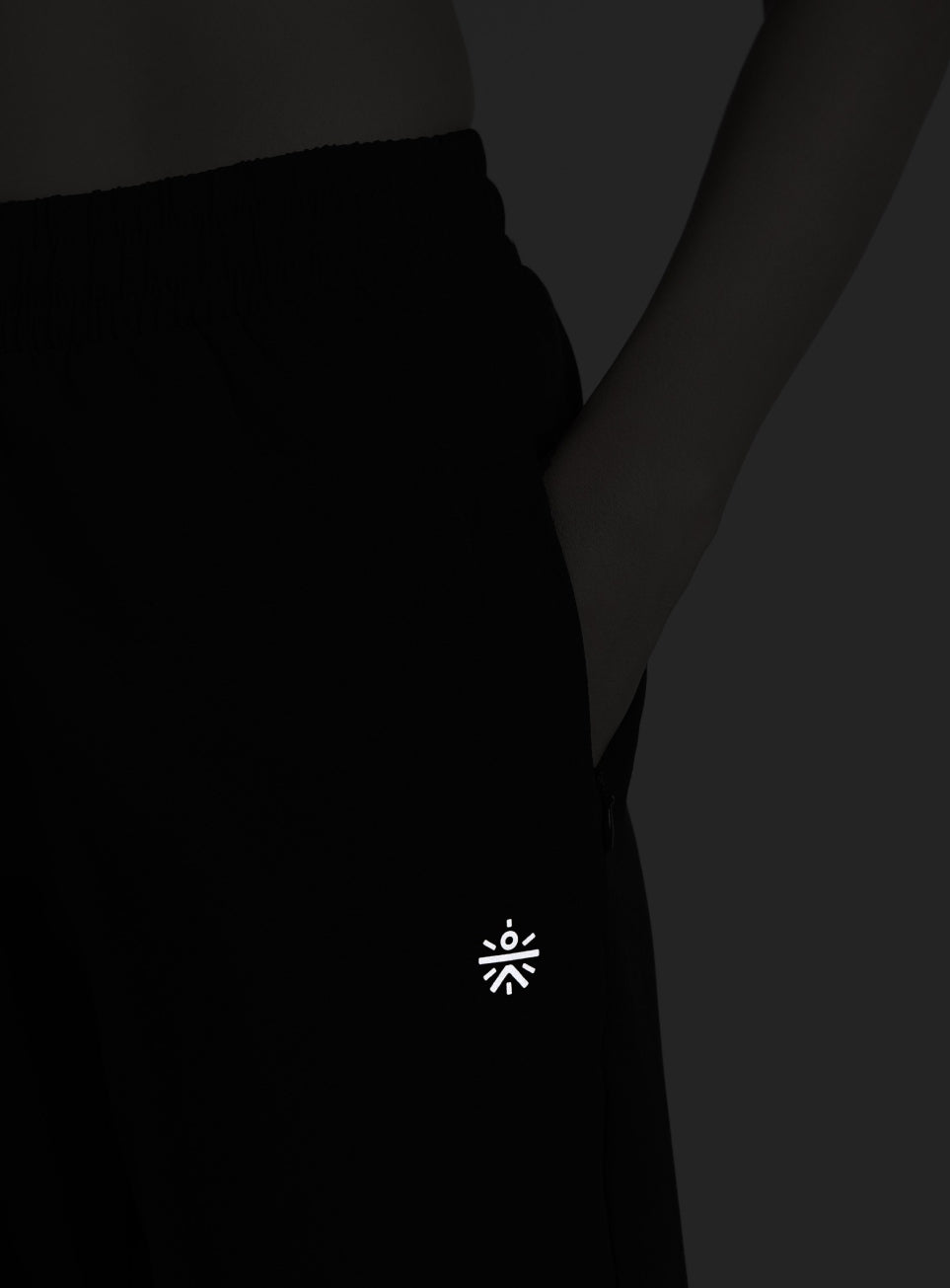 Women's Black Pace Pro Running Trackpants