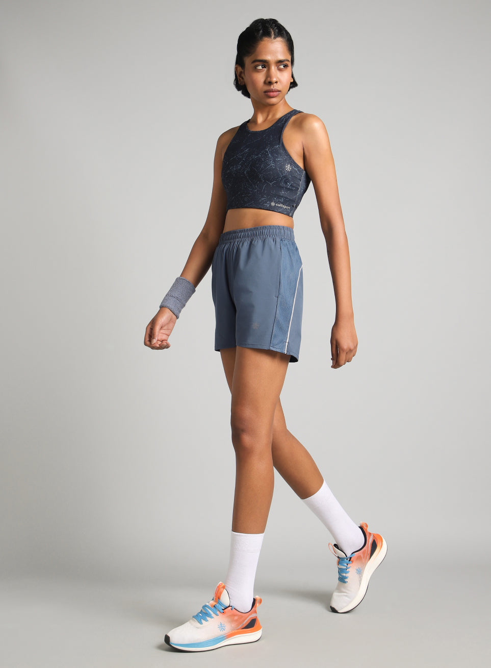 Women's Blue In Motion Run Shorts