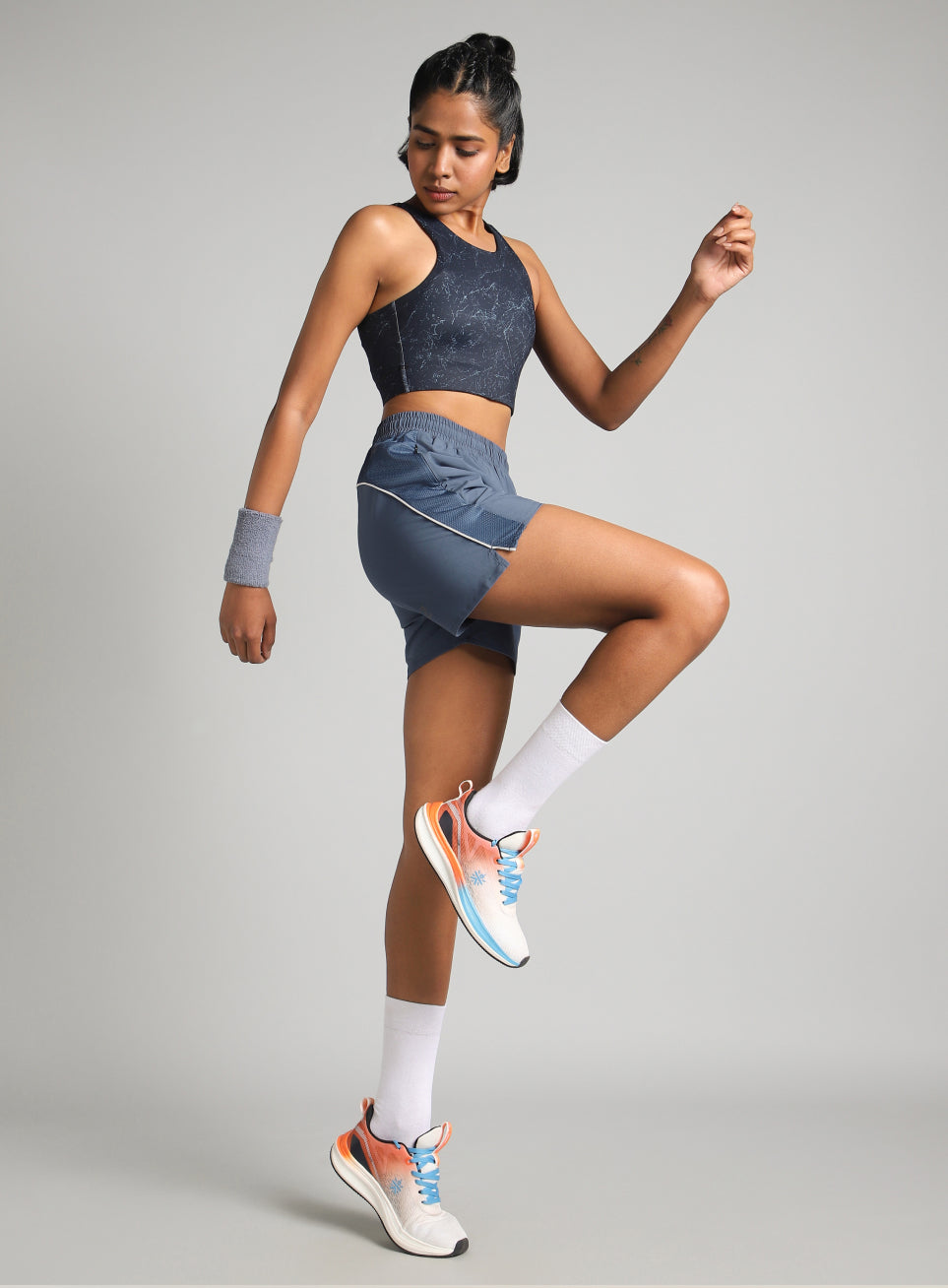 Women's Blue In Motion Run Shorts