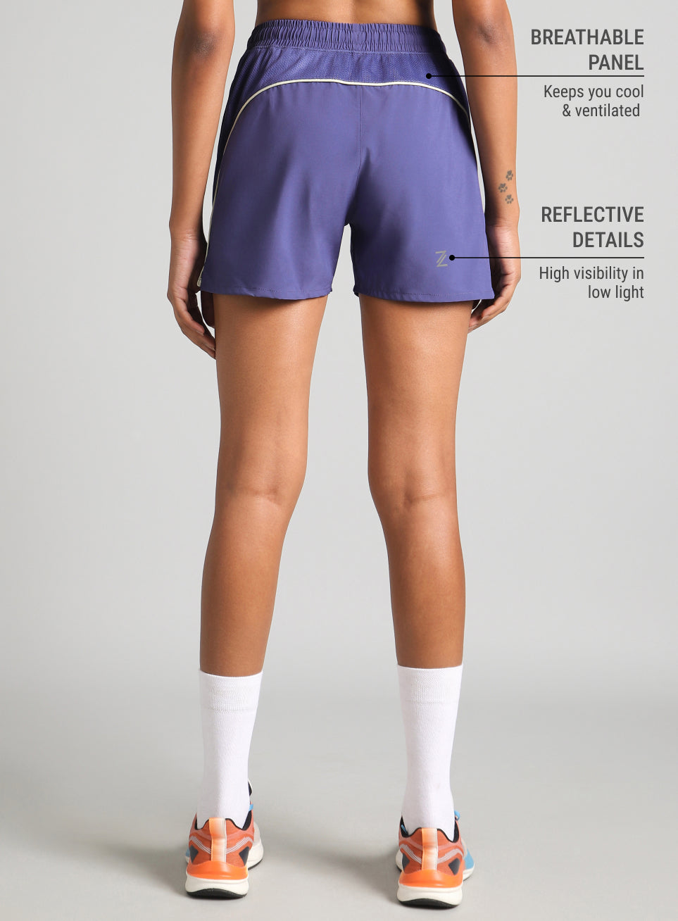 Women's Blue In Motion Run Shorts