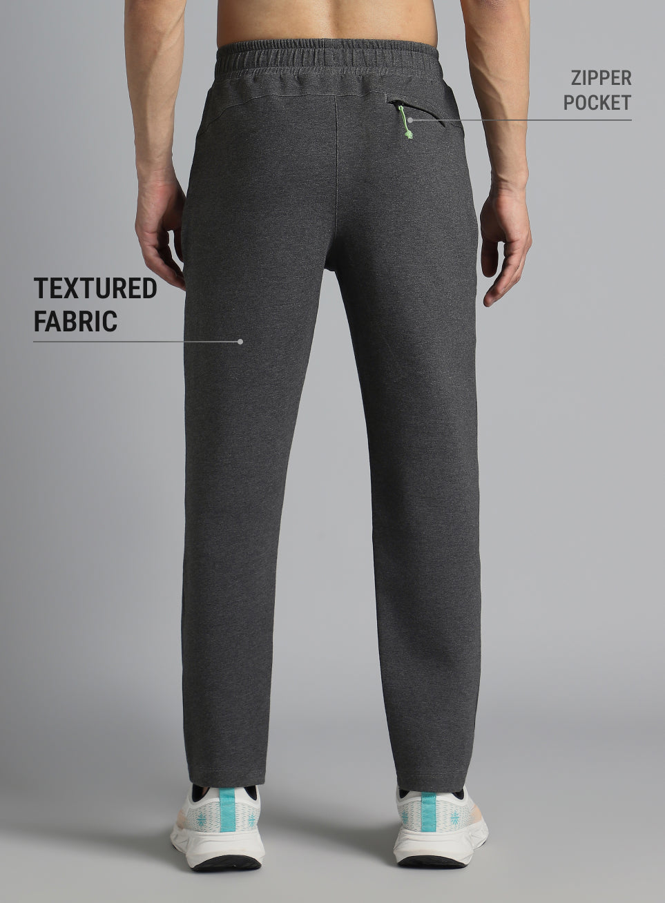 Men's Black Urban Comfort Travel Pants