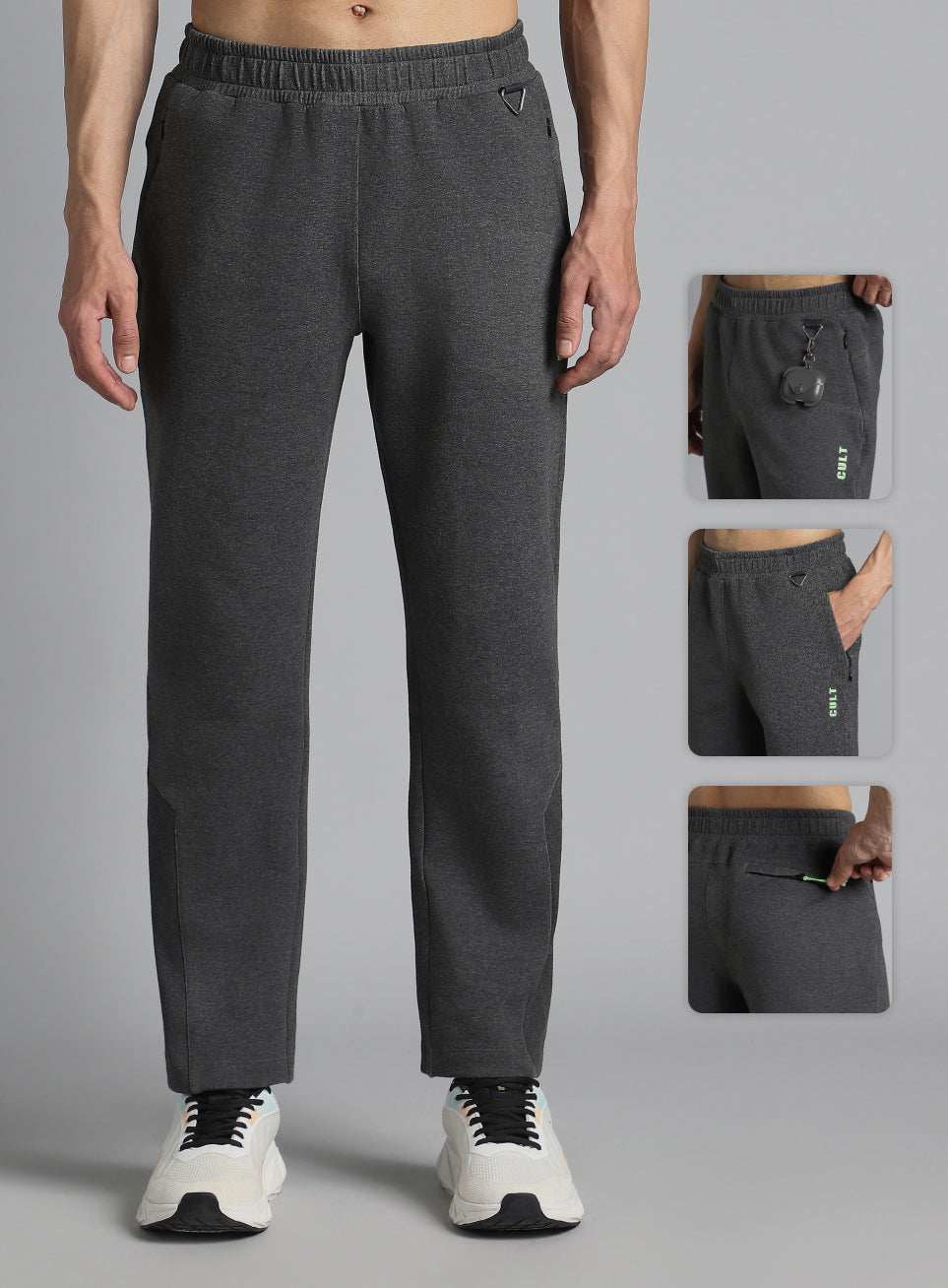 Men's Black Urban Comfort Travel Pants