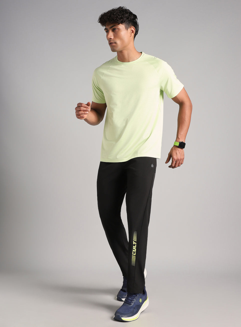 Men's Black Pro Movement Runner's Trackpants