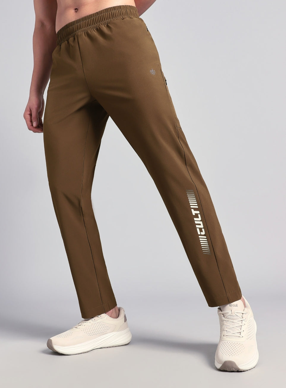Men's Brown Pro Movement Runner's Trackpants