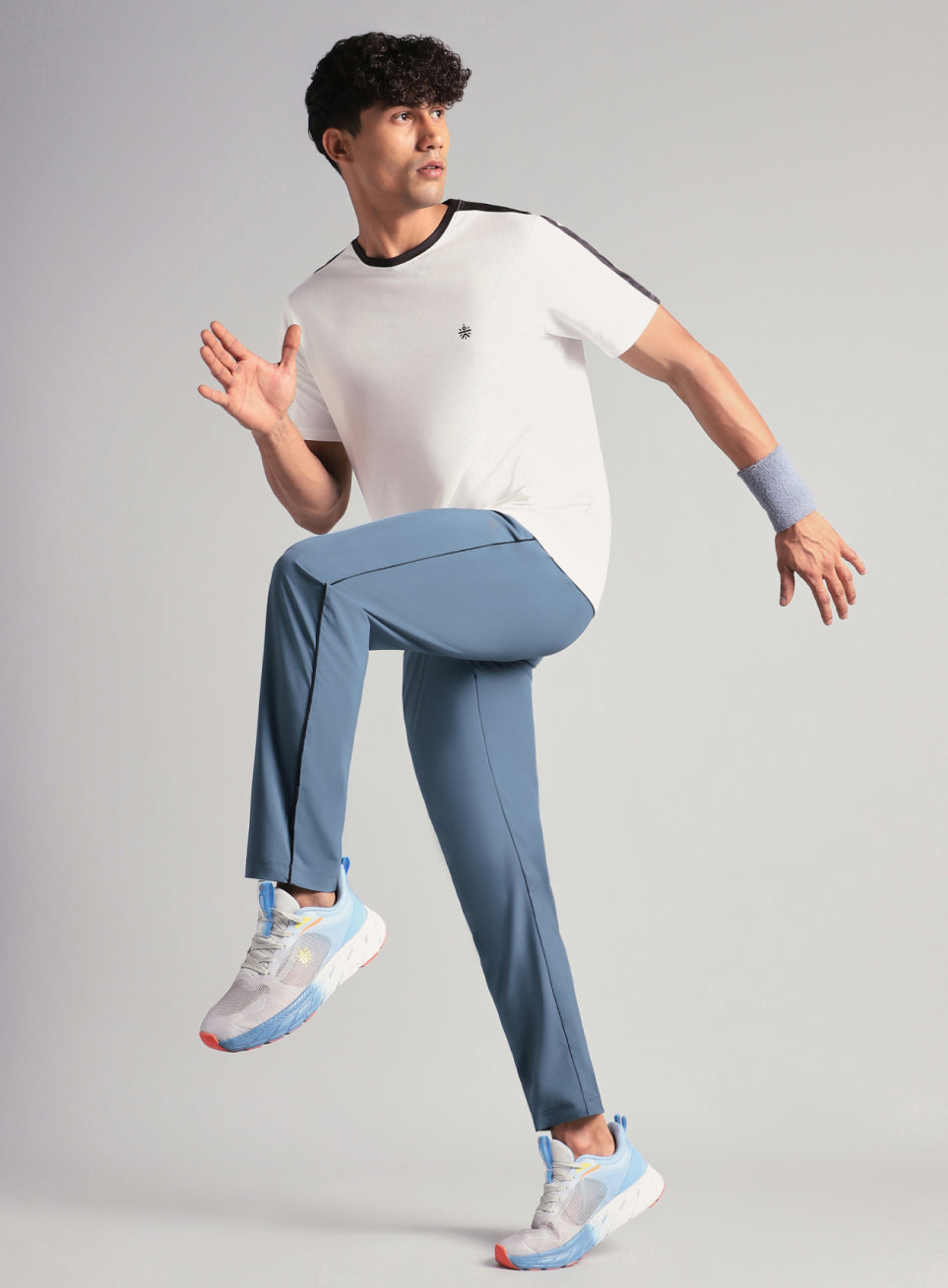 Men's Blue Run Elevate Trackpants