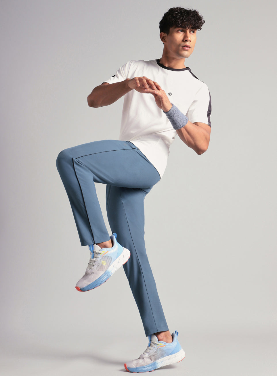 Men's Blue Run Elevate Trackpants