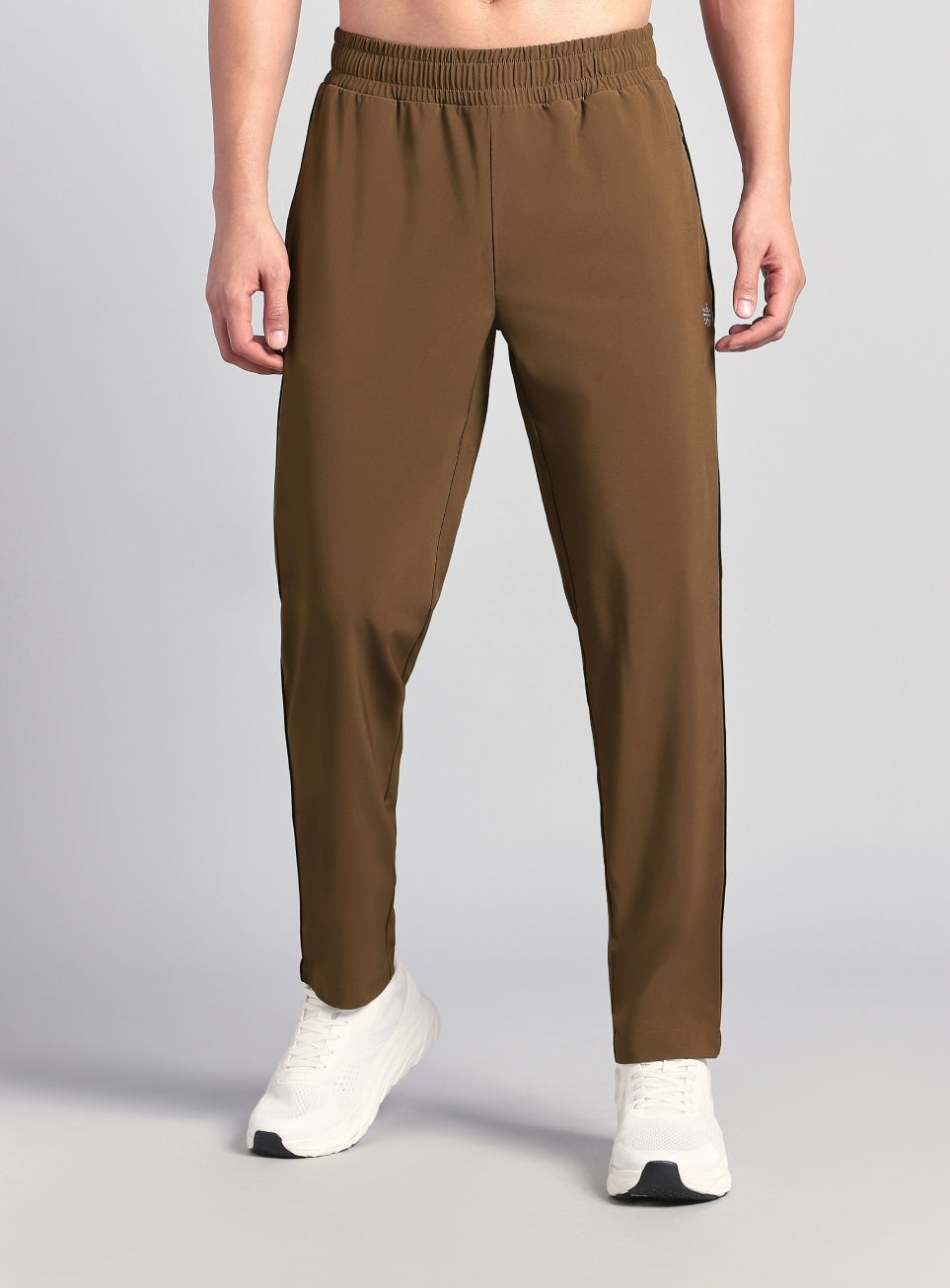 Men's Brown Run Elevate Trackpants