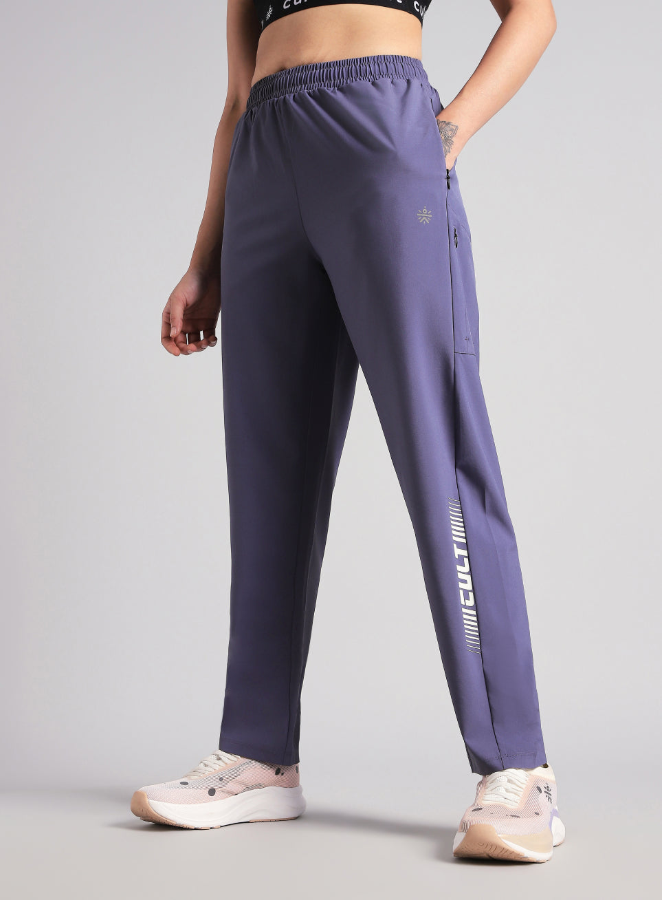 Women's Blue Speed Flex Trackpants