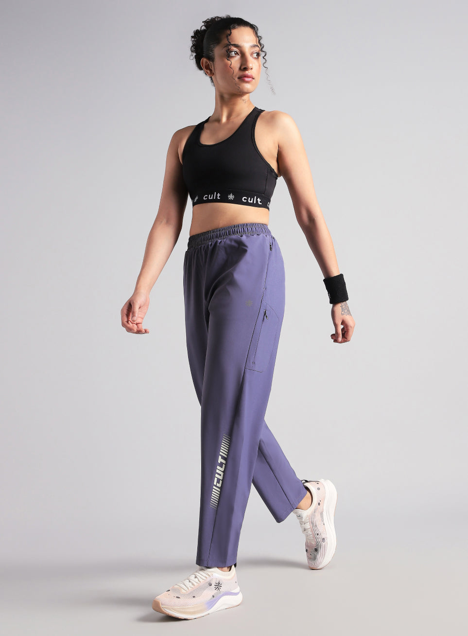 Women's Blue Speed Flex Trackpants