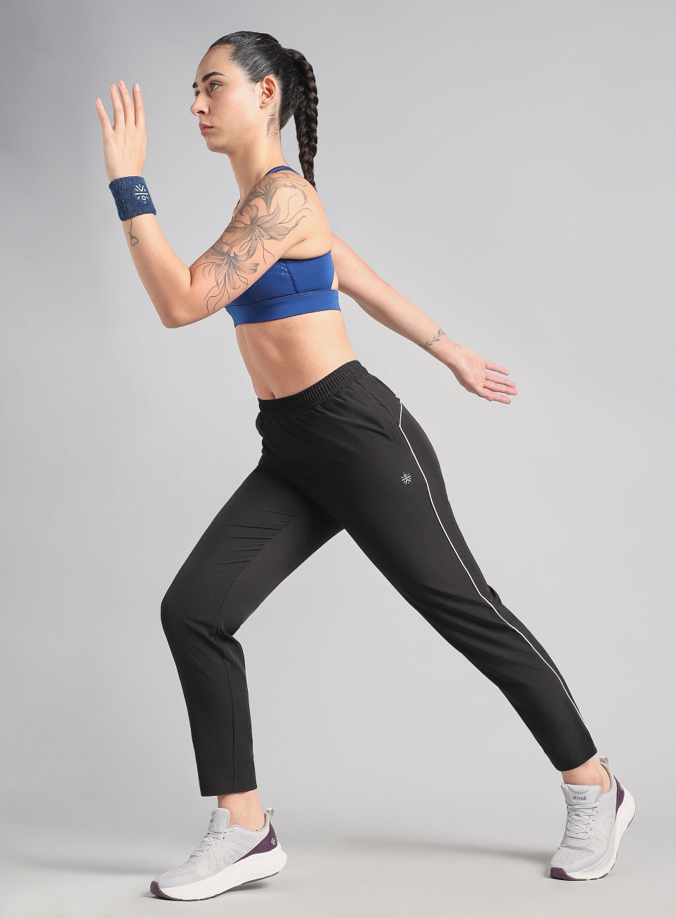 Women's Black Sprint Trackpant