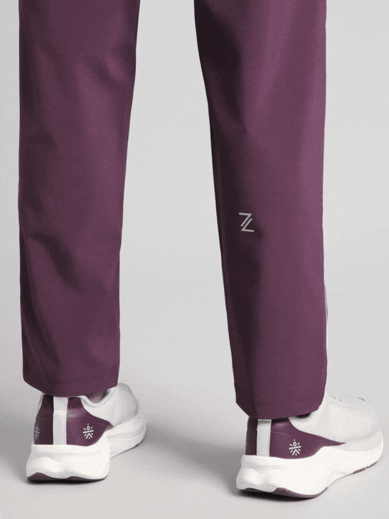 Women's Wine Sprint Trackpants