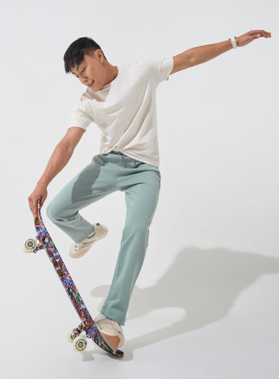 Men's Green Ultra Luxe Classic Trackpants