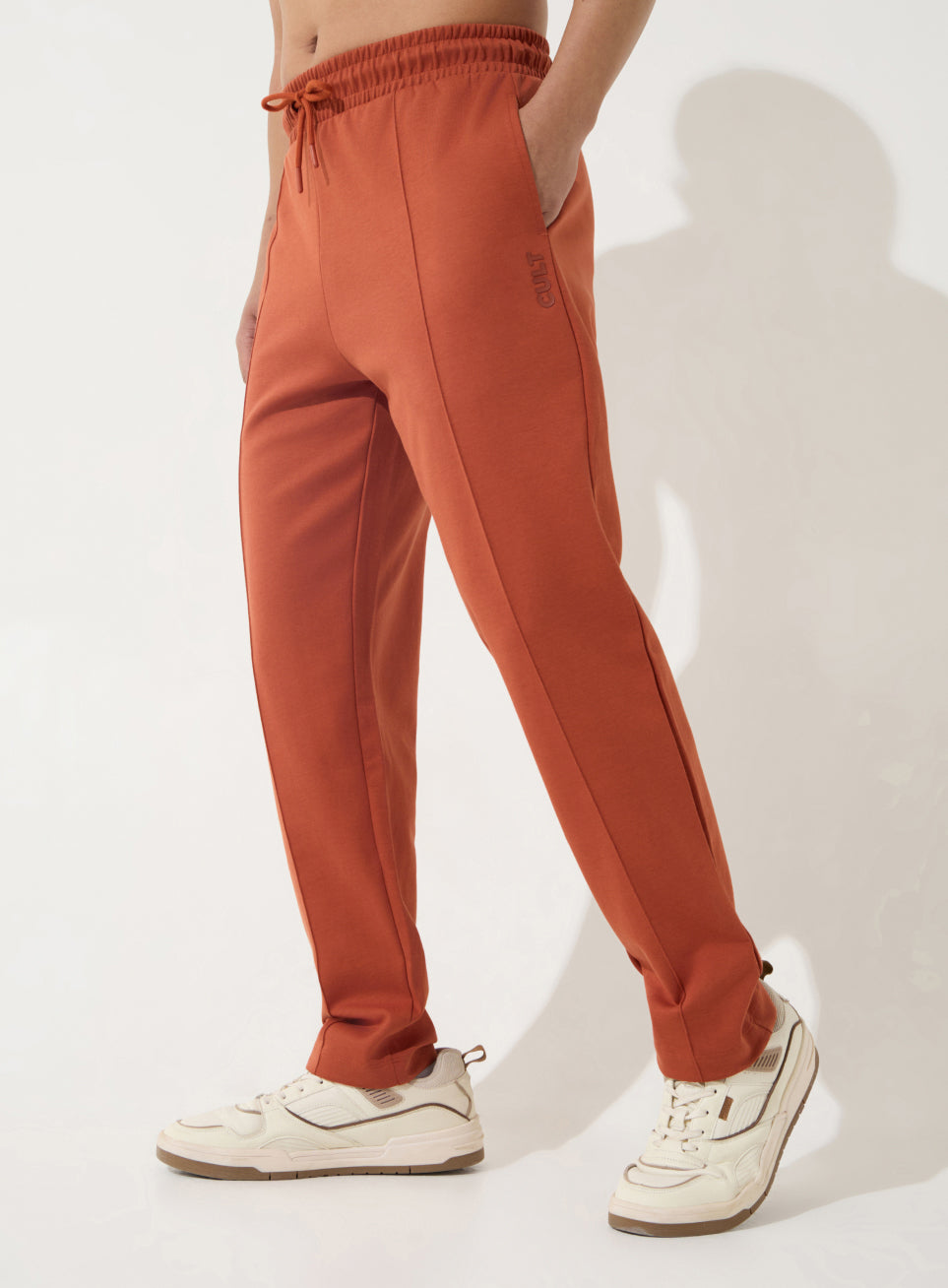 Men's Rust Ultra Luxe Tailored Trackpants