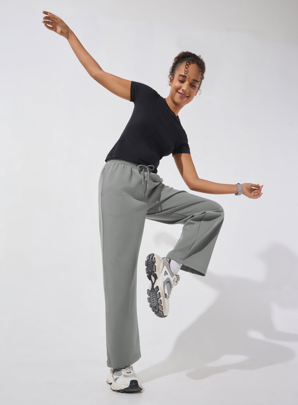 Women's Grey Ultra Luxe Classic Trackpants