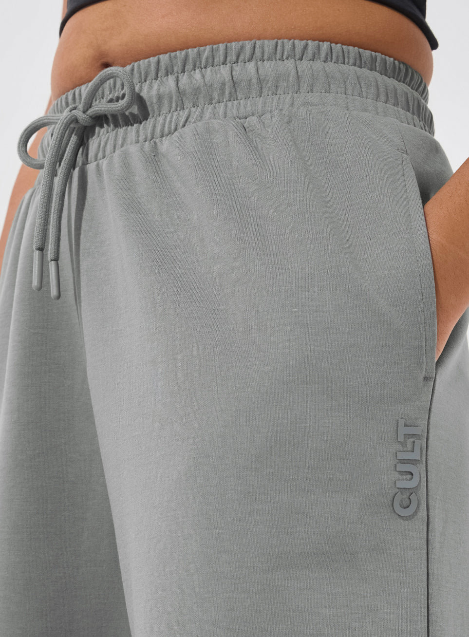 Women's Grey Ultra Luxe Classic Trackpants