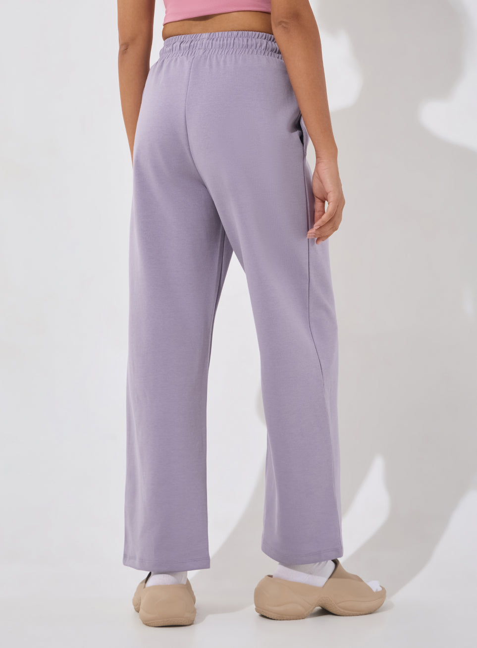 Women's Purple Ultra Luxe Tailored Trackpants