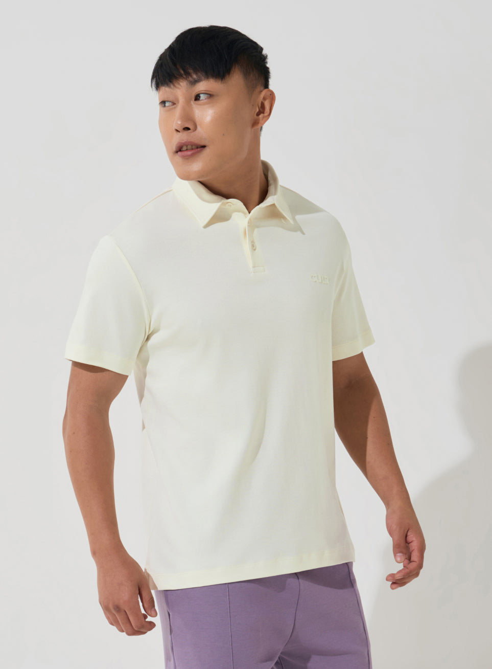 Men's Off-White Everyday Luxe Cotton Polo T-shirt