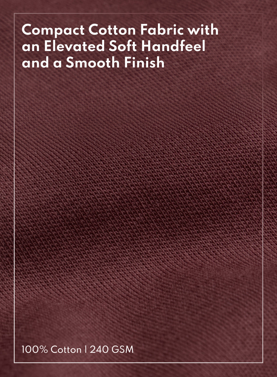 Men's Maroon Everyday Luxe Cotton Polo T-shirt