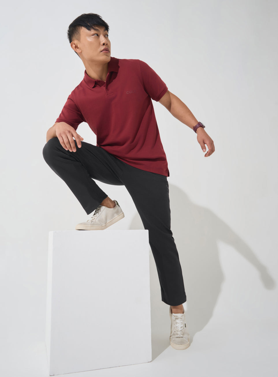 Men's Black Ultra Luxe Classic Trackpants