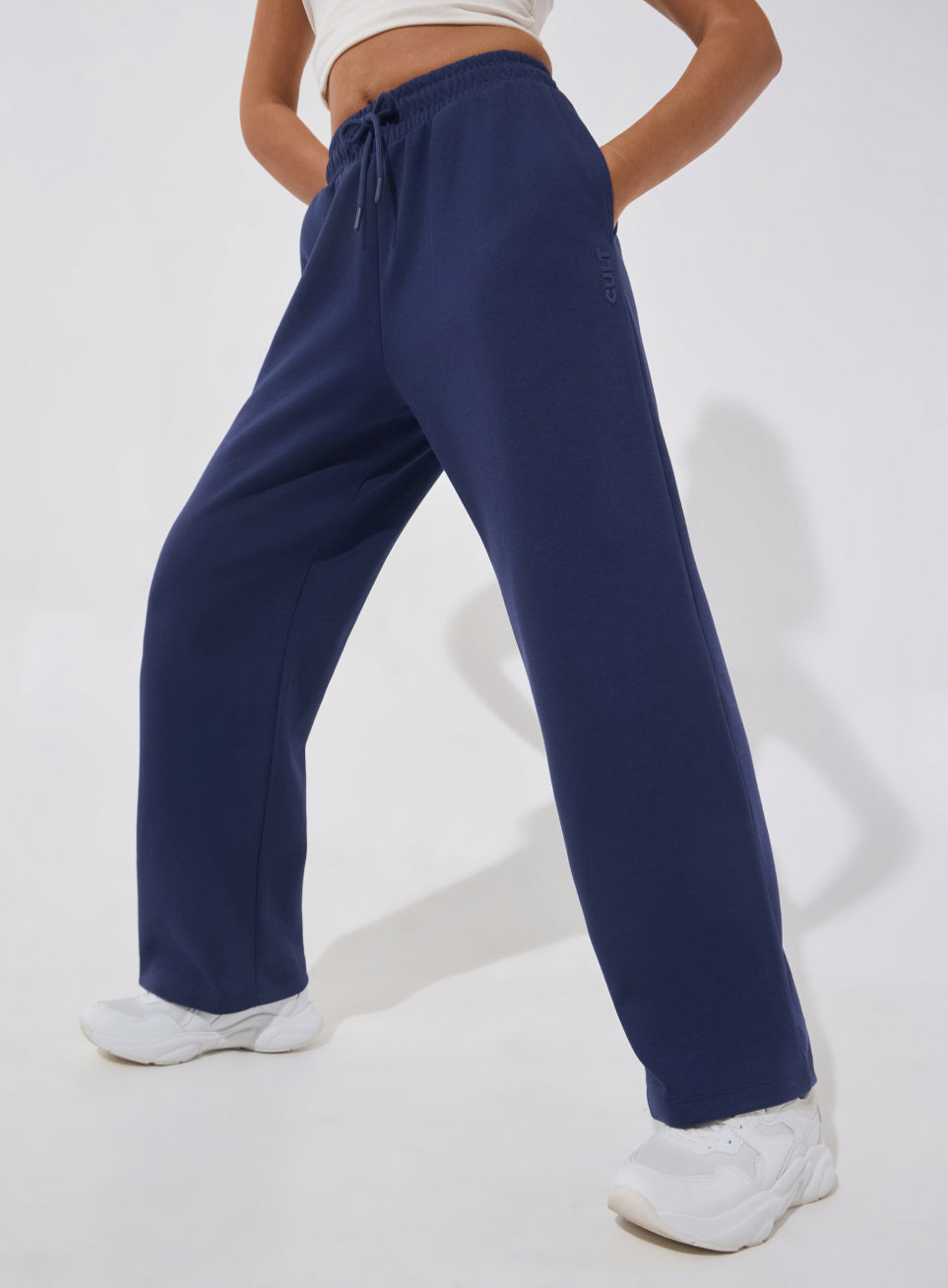 Women's Navy Ultra Luxe Classic Trackpants