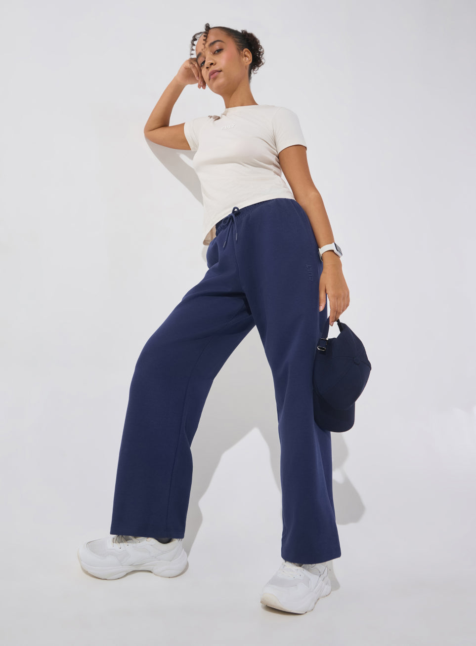 Women's Navy Ultra Luxe Classic Trackpants