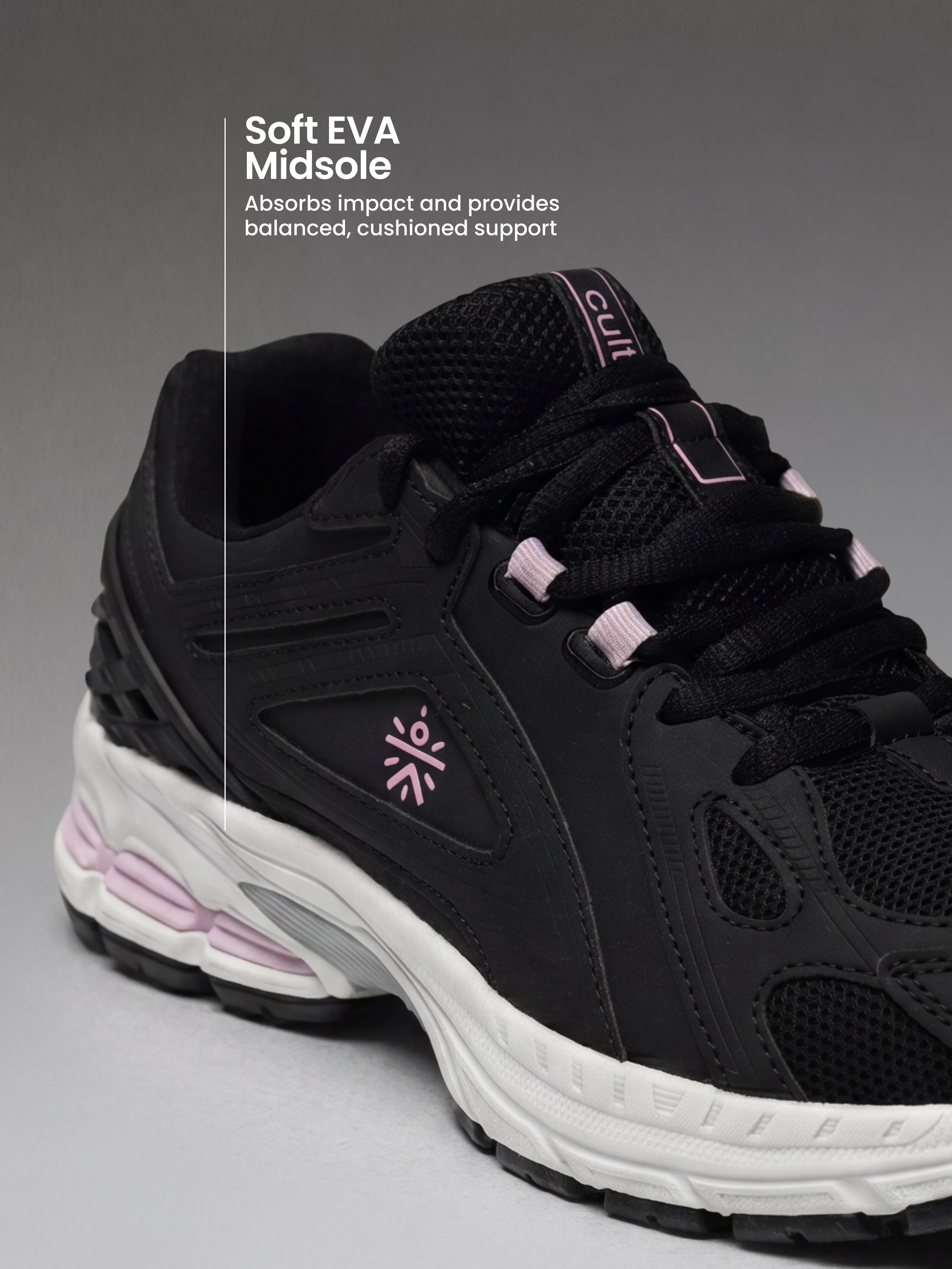 cult Women's GlideSync Sneakers - Black