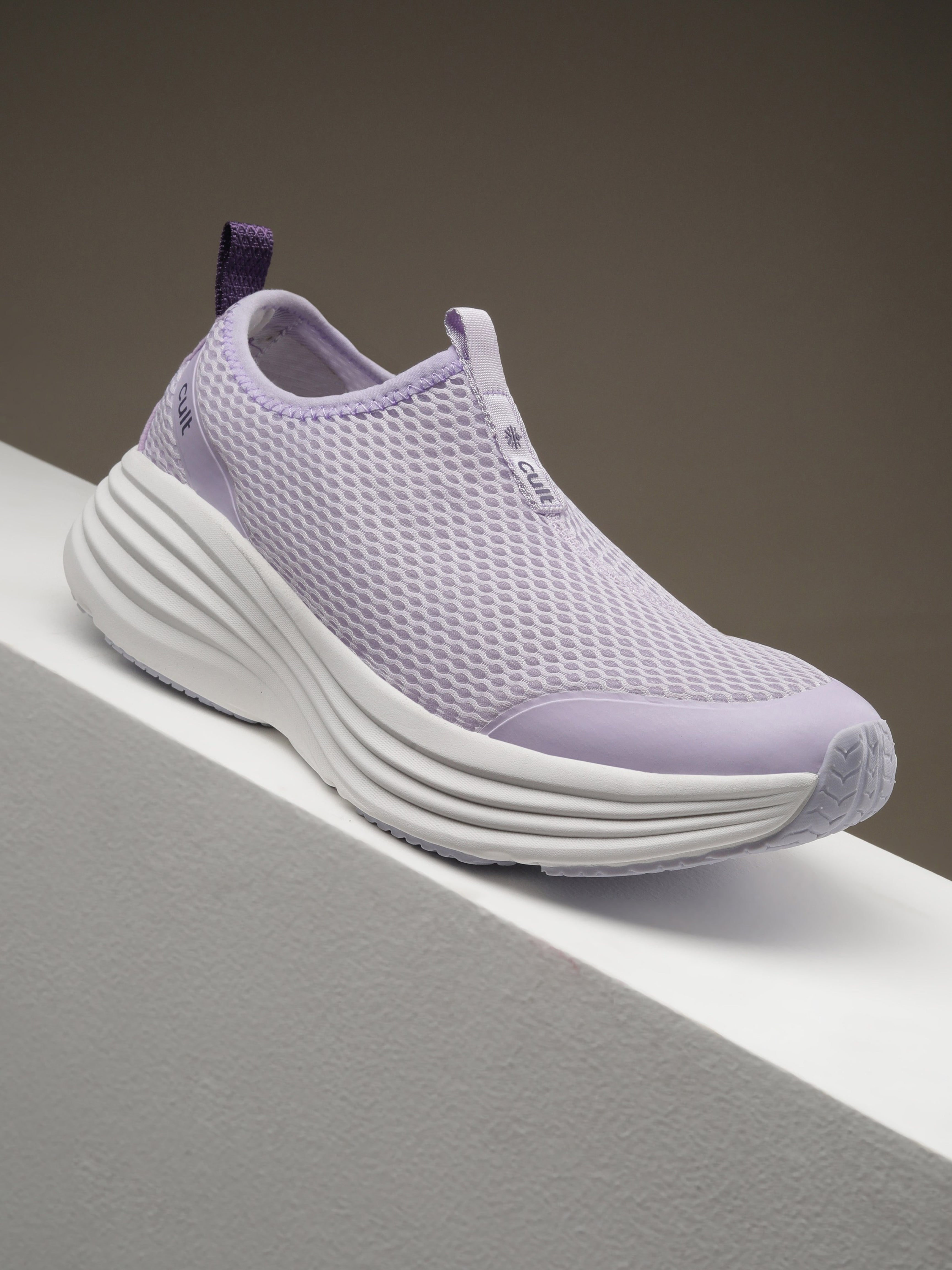 cult Women's AeroKnit Slip-On Walking Shoes - Lavender