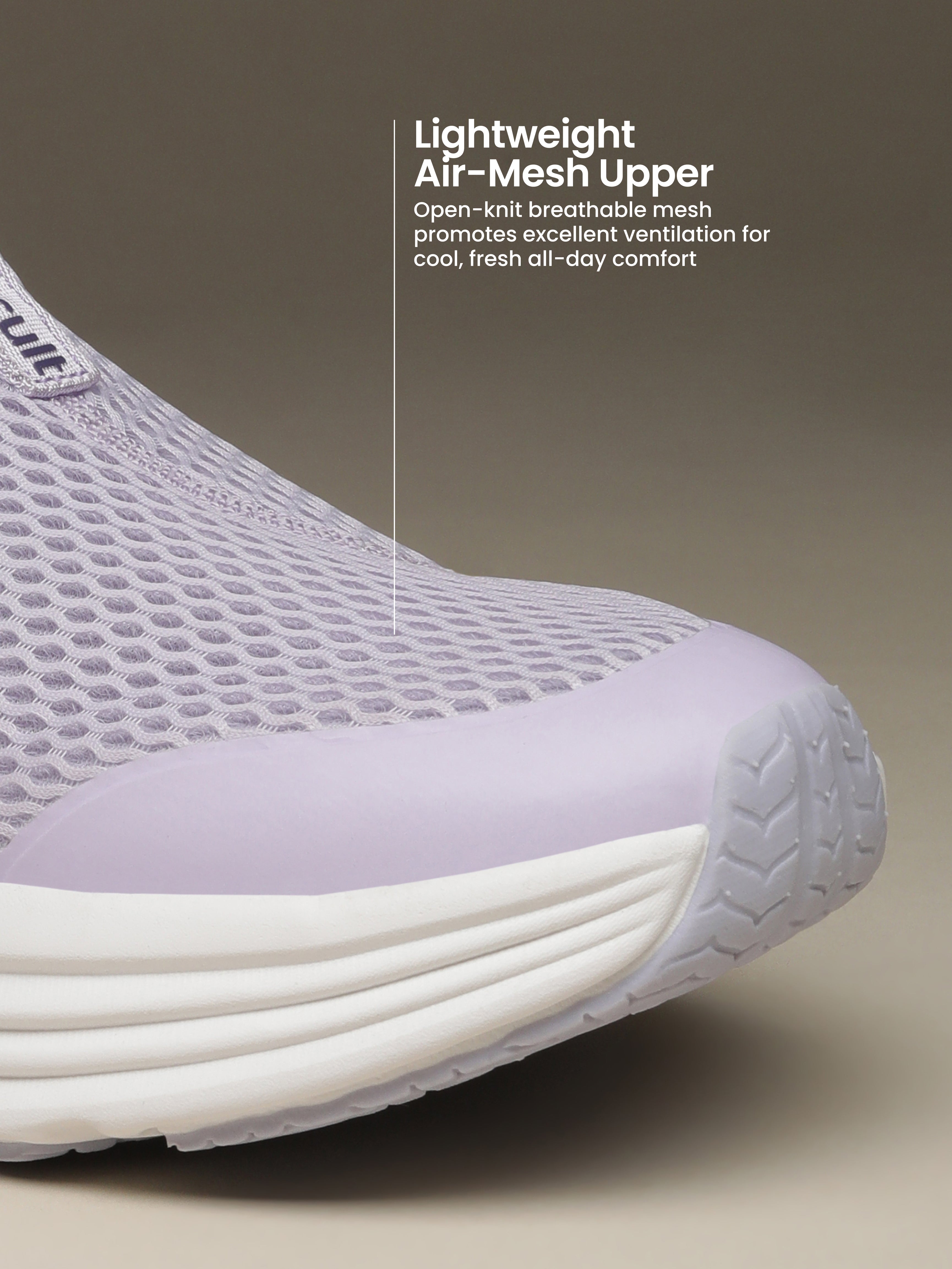cult Women's AeroKnit Slip-On Walking Shoes - Lavender