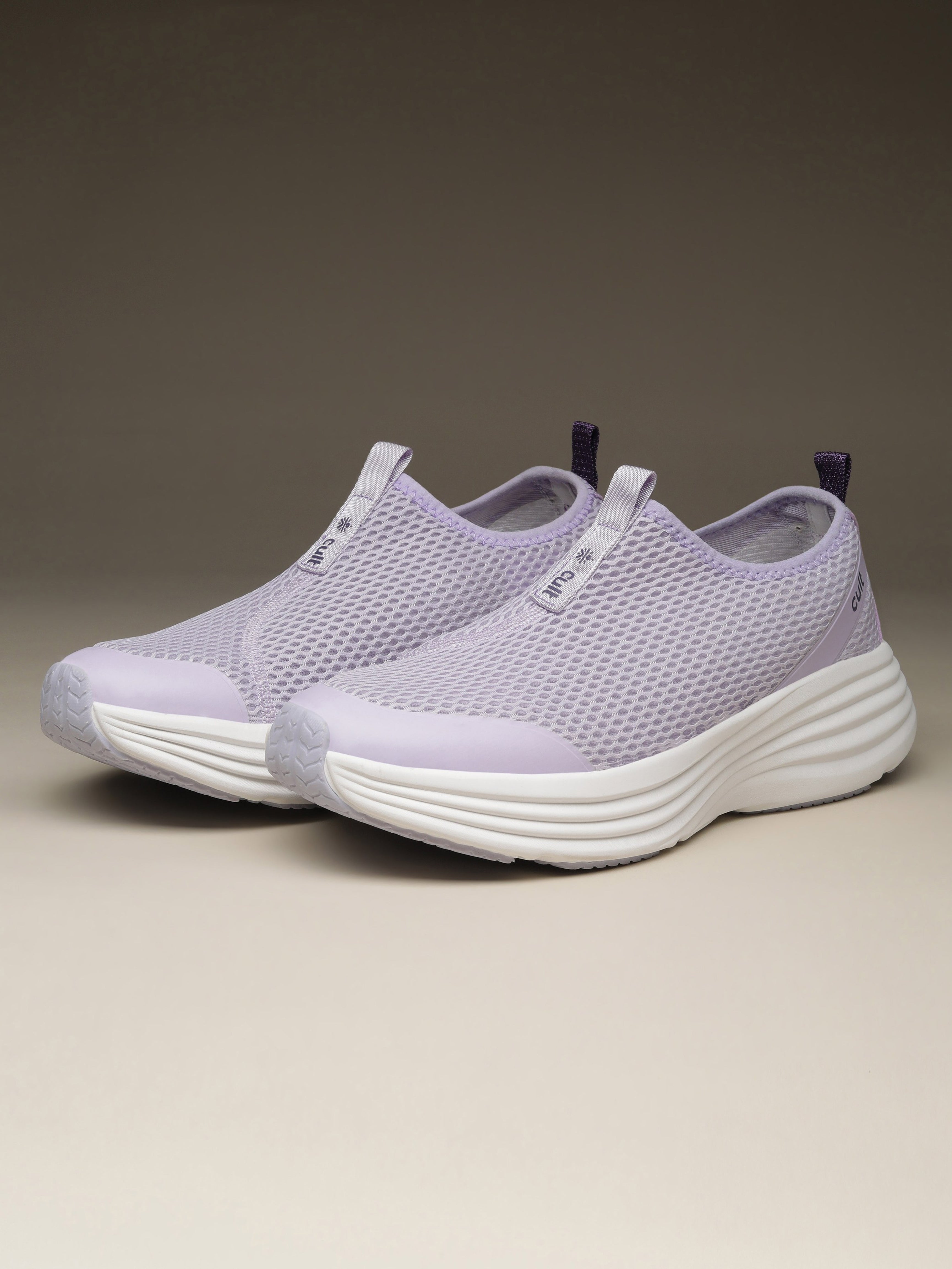 cult Women's AeroKnit Slip-On Walking Shoes - Lavender