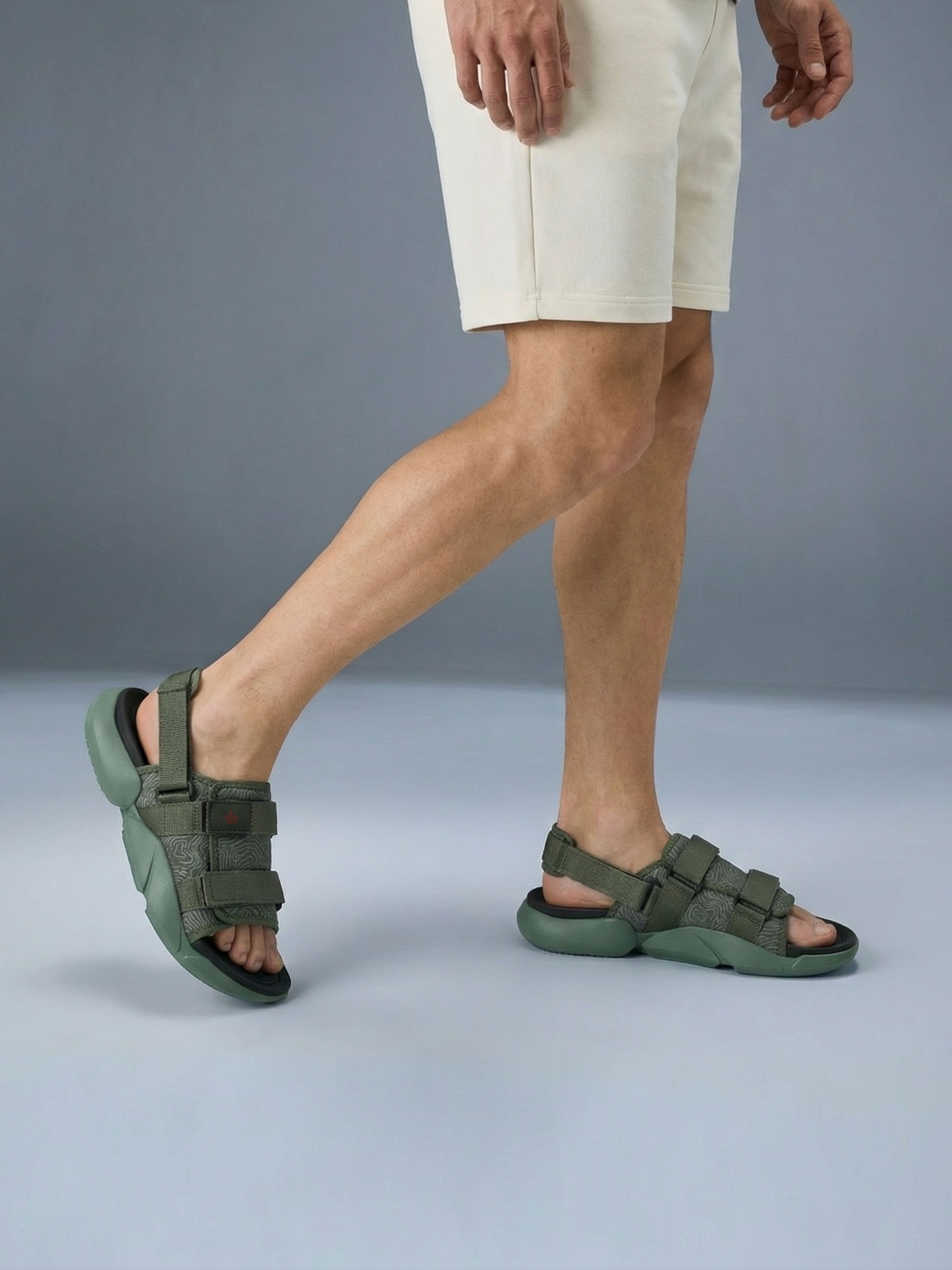 cult Men's FlexStrap Sandals - Olive