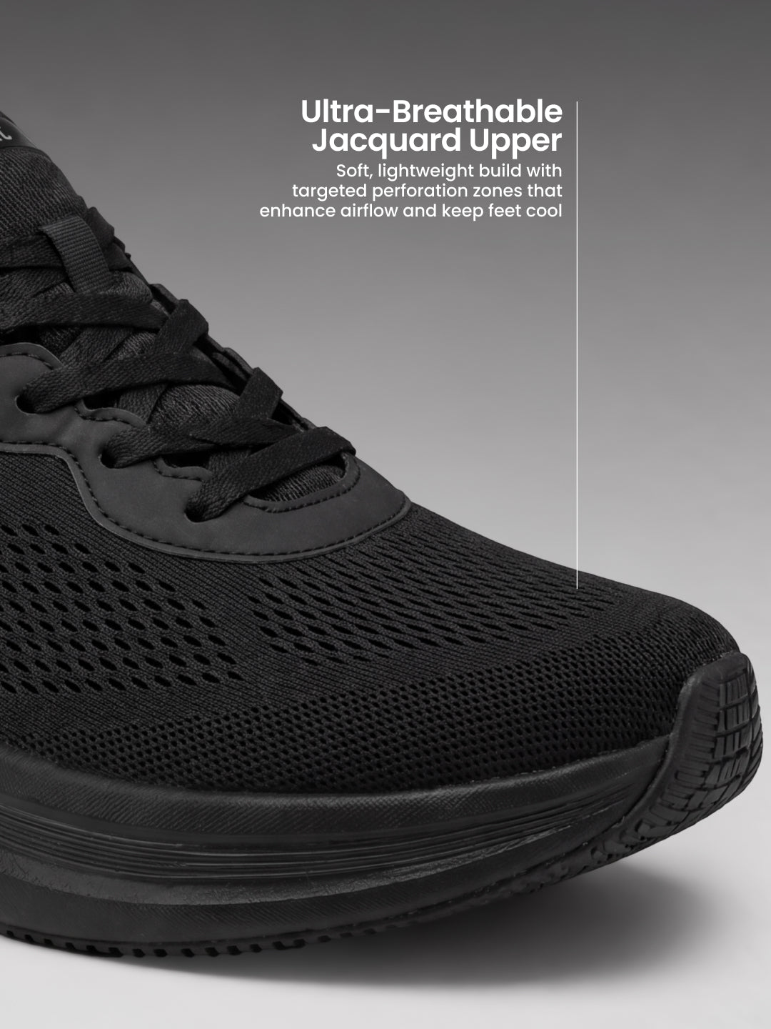 cult Men's AeroVent Running Shoes - Black