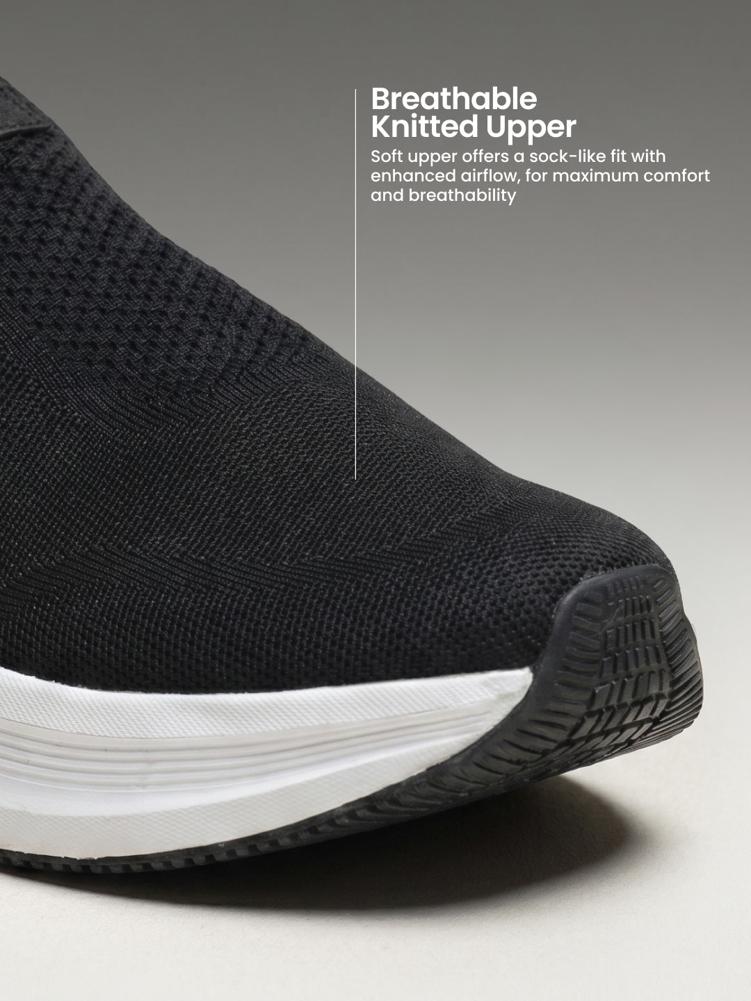 cult Men's CushionStride Slip-On Walking Shoes - Black