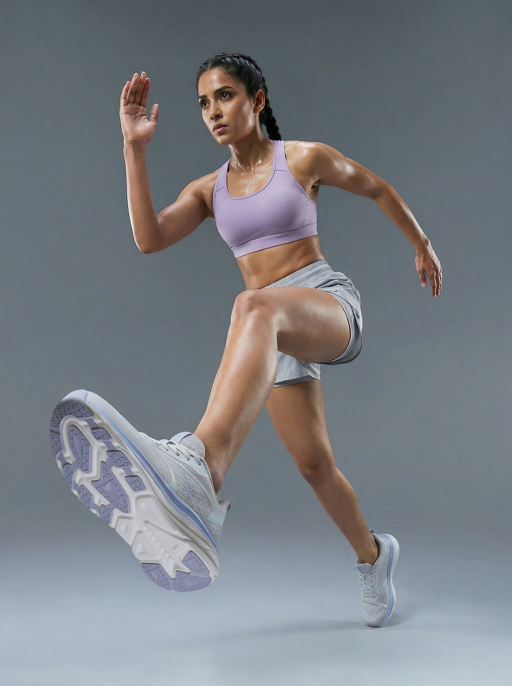 cult Women's CloudRise Running Shoes - Ice Blue