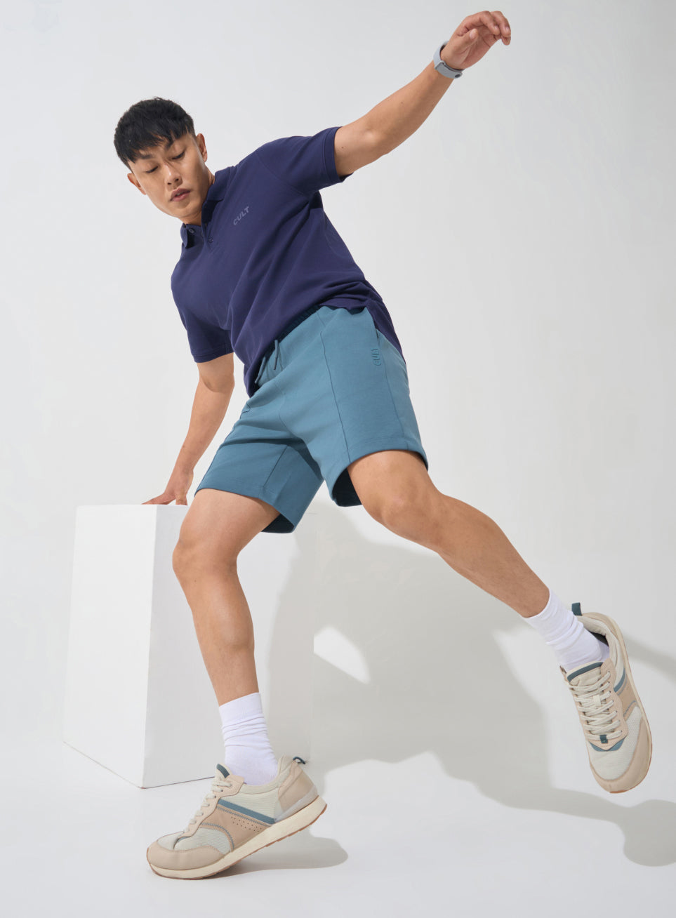 Men's Blue Ultra Luxe Tailored Shorts