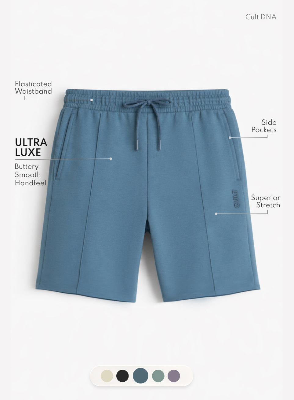 Men's Blue Ultra Luxe Tailored Shorts