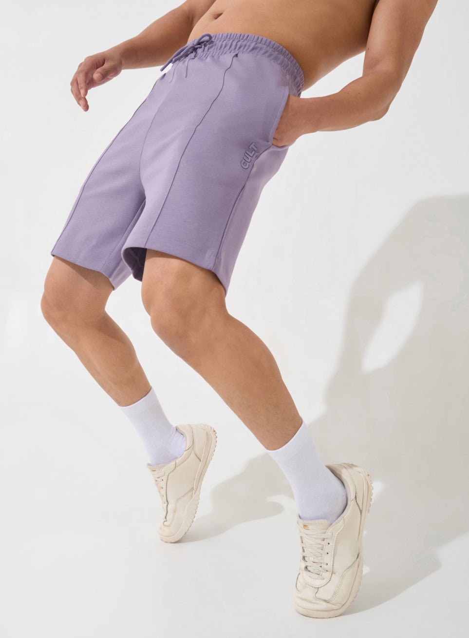 Men's Purple Ultra Luxe Tailored Shorts