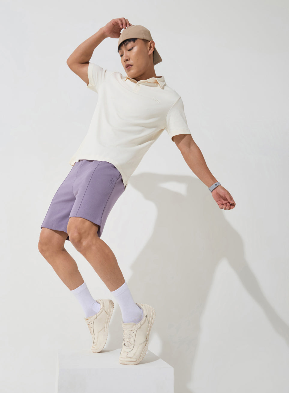 Men's Purple Ultra Luxe Tailored Shorts