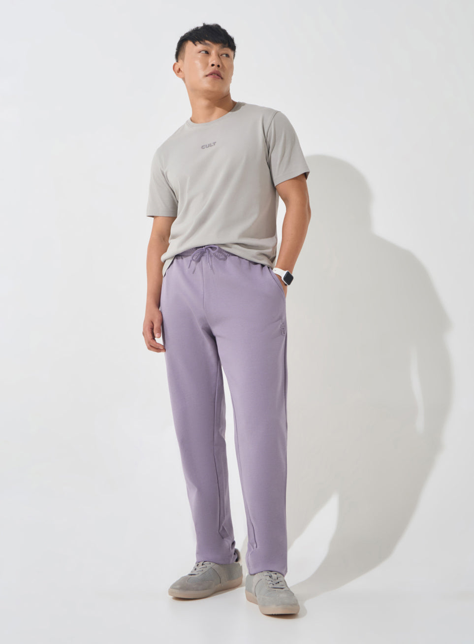 Men's Purple Ultra Luxe Classic Trackpants