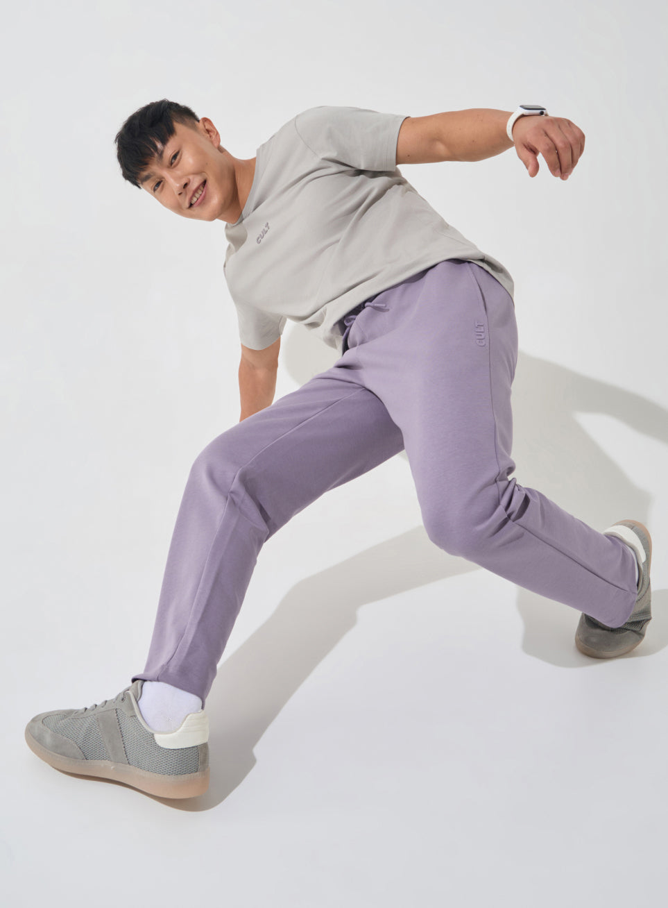 Men's Purple Ultra Luxe Classic Trackpants