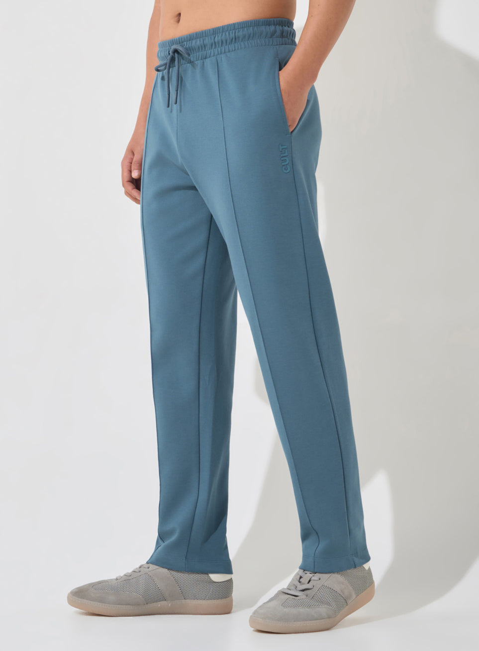 Men's Blue Ultra Luxe Tailored Trackpants