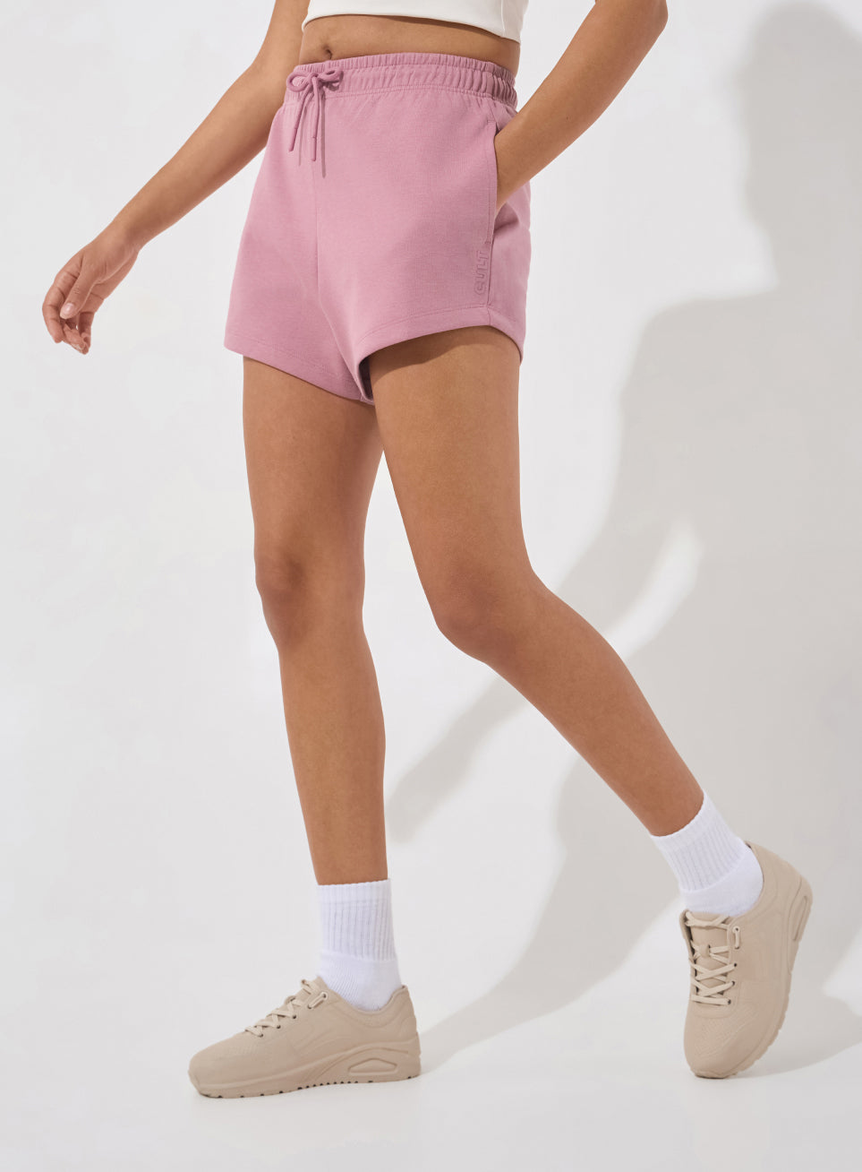 Women's Pink Ultra Luxe Classic Shorts