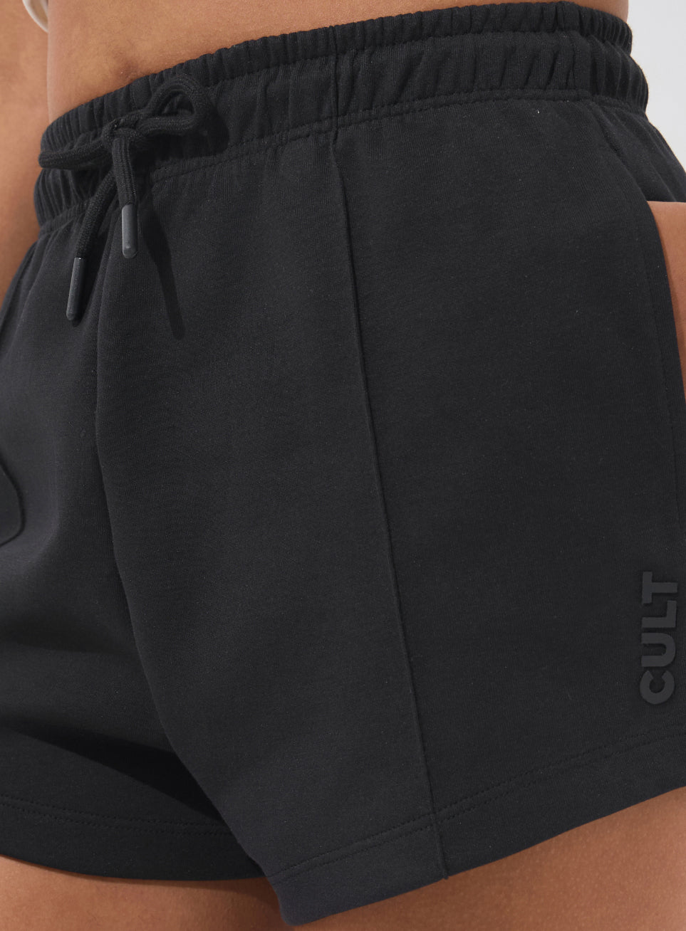 Women's Black Ultra Luxe Tailored Shorts